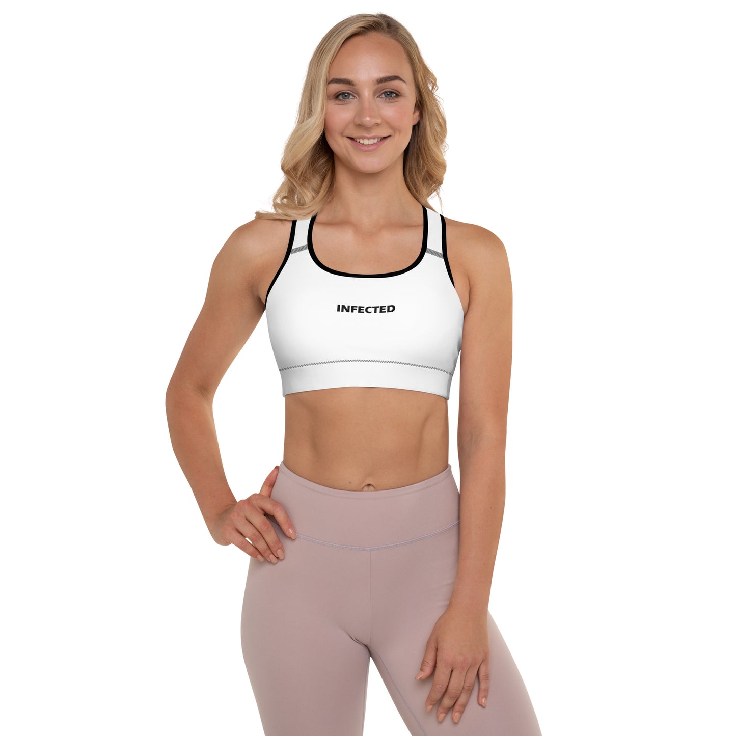 Infected Padded Sports Bra